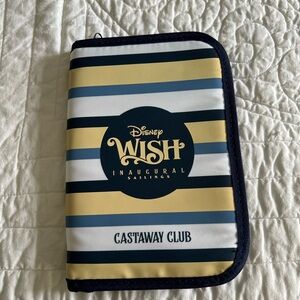 Disney Wish Striped Travel Organizer